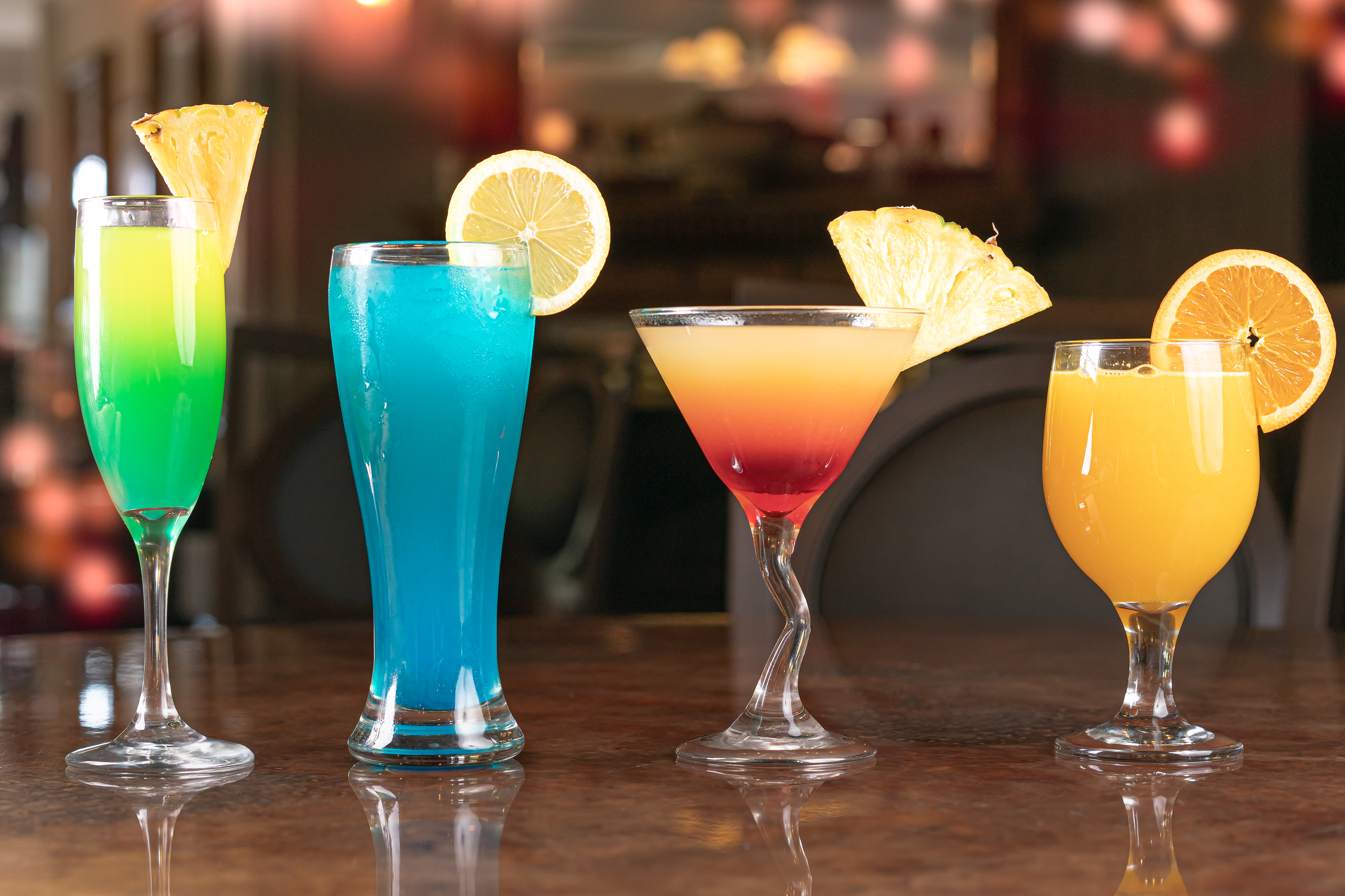 Cocktails from Huck's Tavern bar and grill lancaster pa